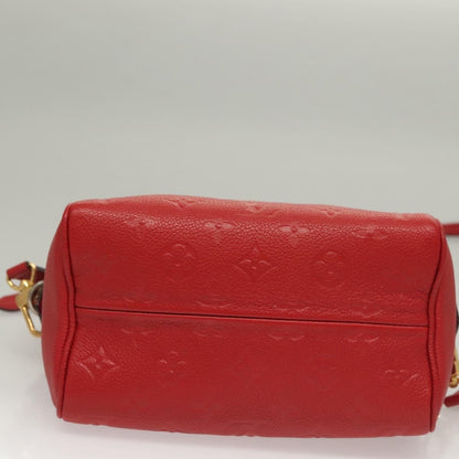 Louis Vuitton Speedy Bandouliere NM Bag Monogram Empreinte Leather, RED, LEATHER, Handbag