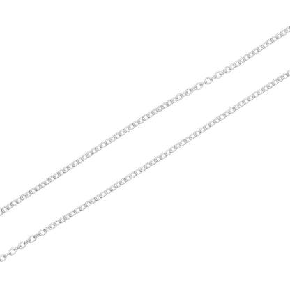 Tiffany & Co. Elsa Peretti Diamonds By The Yard Necklace Sterling silver with Diamond, SILVER, SILVER, Necklace