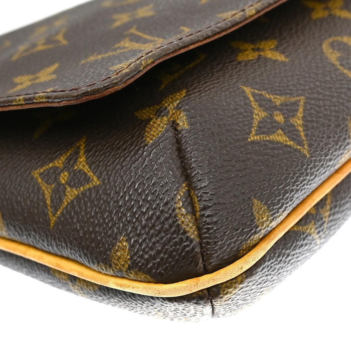 Louis Vuitton Musette Tango Handbag Monogram Canvas, Brown, Canvas, Shoulder Bag