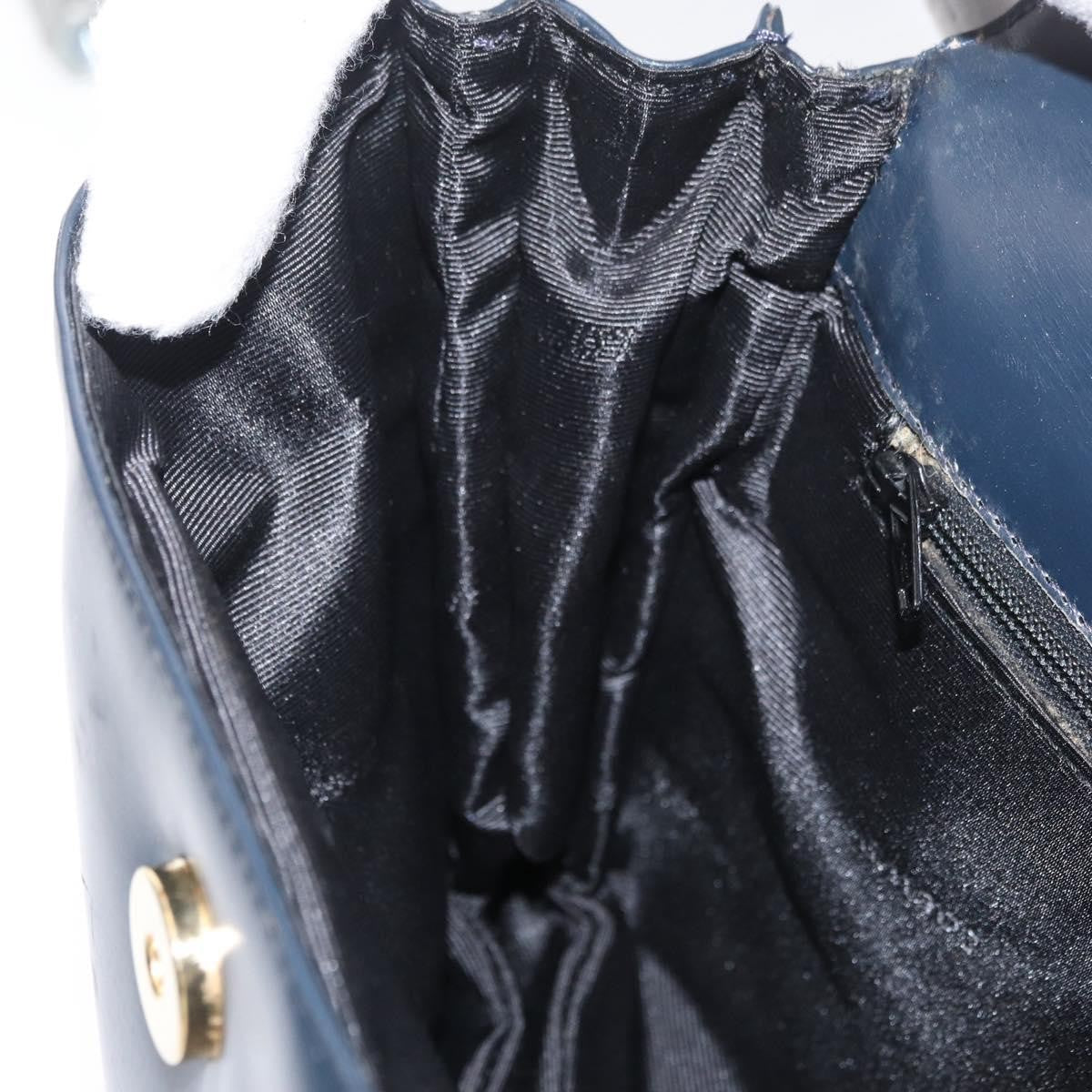 Loewe Anagram Shoulder Bag Leather, Navy, Leather, Shoulder Bag