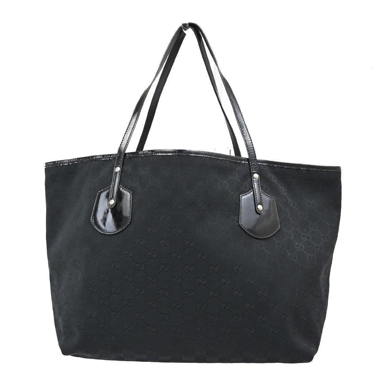 Gucci Jolie Tote GG Canvas, BLACK, CANVAS, Tote bag