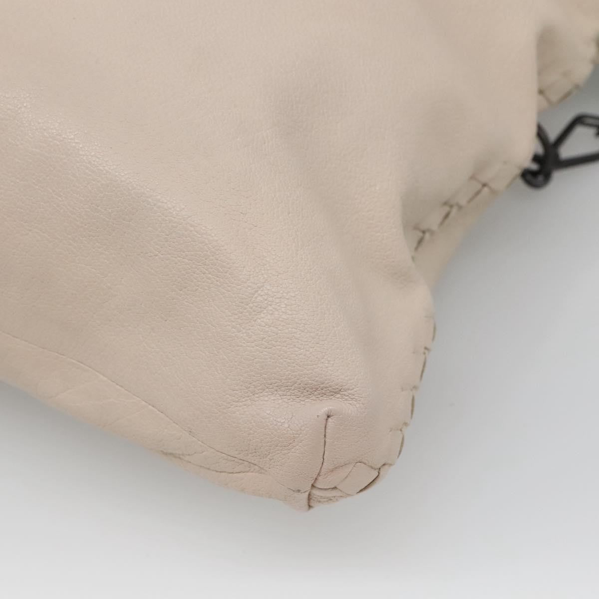 Bottega Veneta Open Tote Canvas with Intrecciomirage Leather, BEIGE, LEATHER, Tote bag