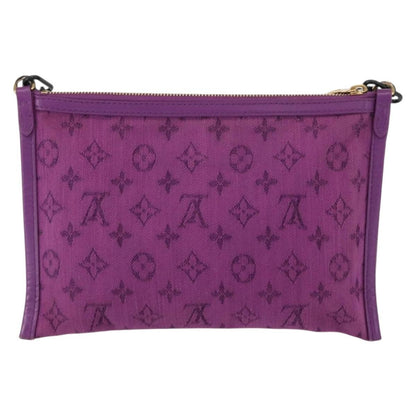 Louis Vuitton Double Flat Messenger Bag Limited Edition Logo Story Monogram Canvas and Denim, MULTICOLOUR, CANVAS, Shoulder bag