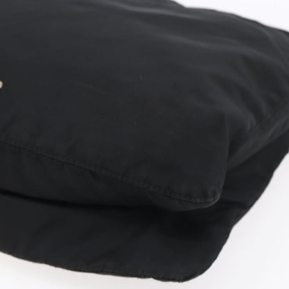 Prada Zip Messenger Quilted Tessuto, BLACK, NYLON, Shoulder bag