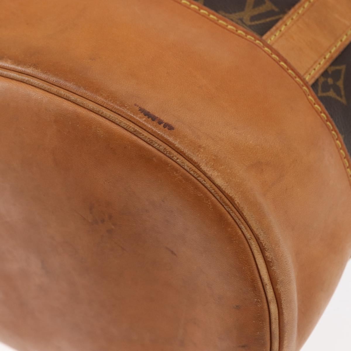 Louis Vuitton Randonnee Backpack Monogram Canvas, BROWN, CANVAS, Shoulder bag