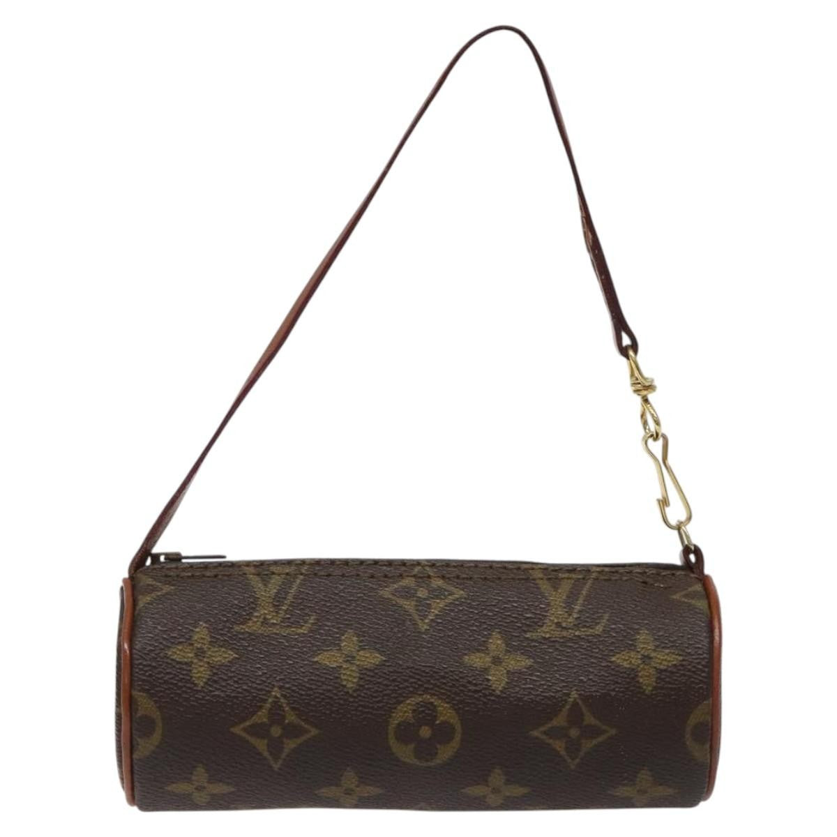 Louis Vuitton Papillon Pochette Monogram Canvas, BROWN, CANVAS, Handbag