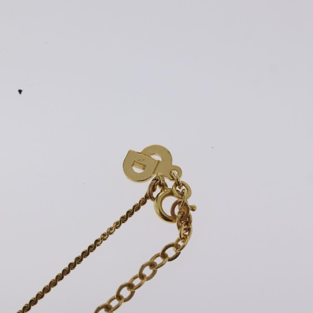 Christian Dior CD Pendant Necklace Gold-plated, GOLD, GOLD_PLATED, Necklace