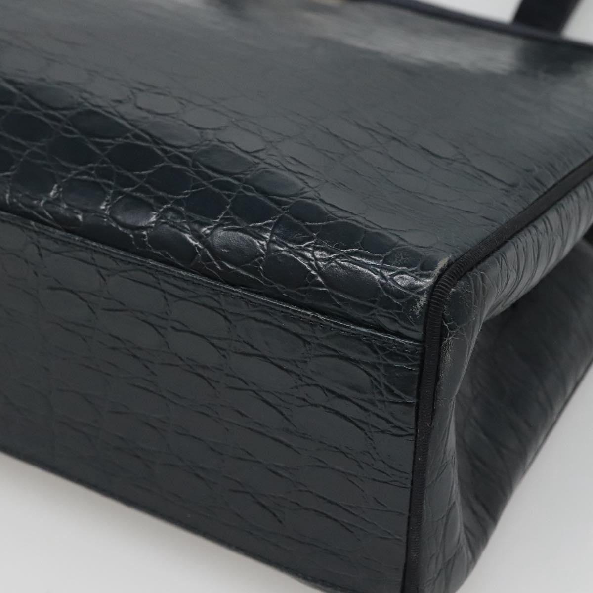 Salvatore Ferragamo Vara shoulder Bag Leather, NAVY, LEATHER, Shoulder bag