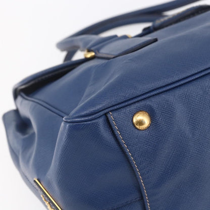 Prada Vintage Handbag Leather, BLUE, LEATHER, Handbag
