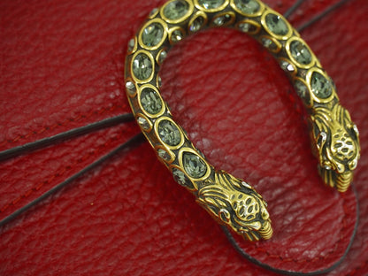 Gucci Dionysus Bag Leather, RED, LEATHER, Crossbody bag