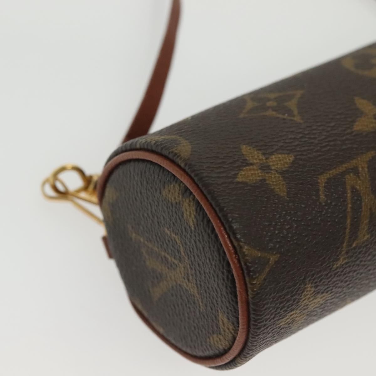 Louis Vuitton Papillon Pochette Monogram Canvas, BROWN, CANVAS, Handbag
