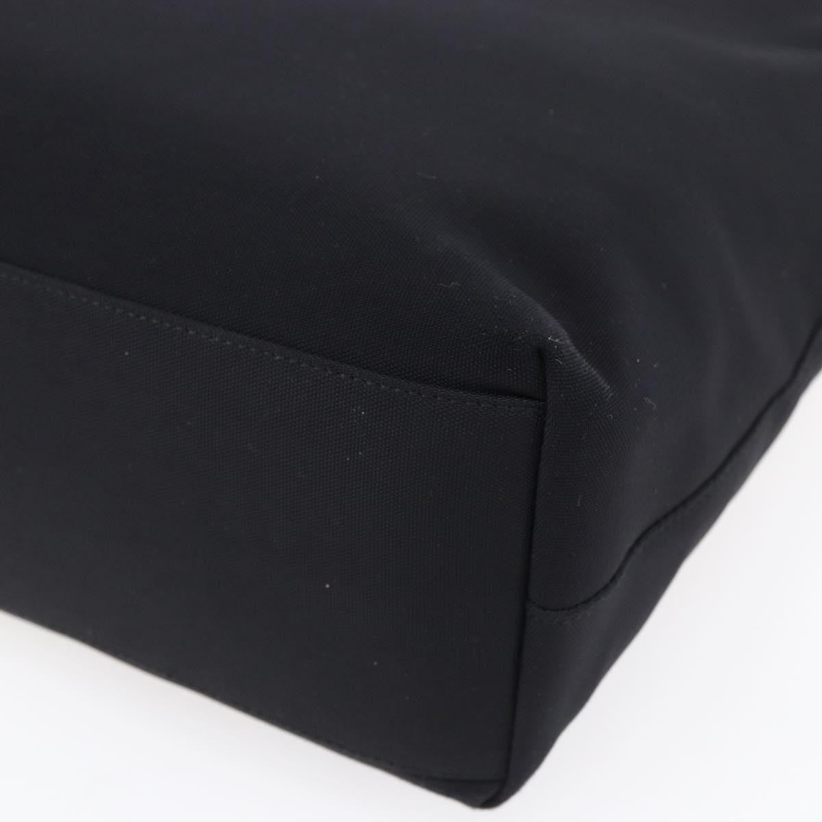 Salvatore Ferragamo Vintage Shoulder Bag Canvas, BLACK, CANVAS, Shoulder bag