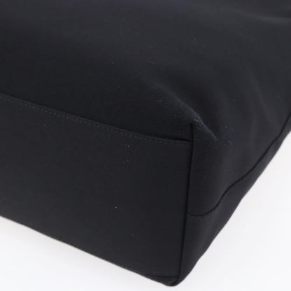 Salvatore Ferragamo Vintage Shoulder Bag Canvas, BLACK, CANVAS, Shoulder bag