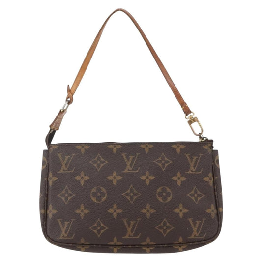 Louis Vuitton Pochette Accessoires NM Monogram Canvas, BROWN, CANVAS, Clutche & pouche