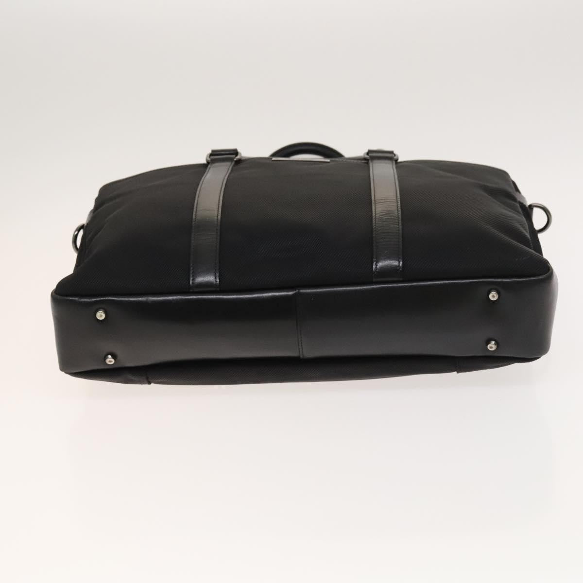 Burberry Black Label Business Bag Canvas, BLACK, CANVAS, Briefcase