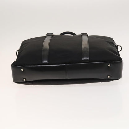 Burberry Black Label Business Bag Canvas, BLACK, CANVAS, Briefcase