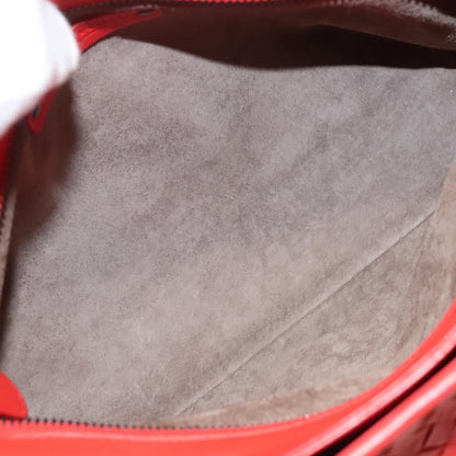 Bottega Veneta Open Shopping Tote Intrecciato Nappa, RED, LEATHER, Tote bag