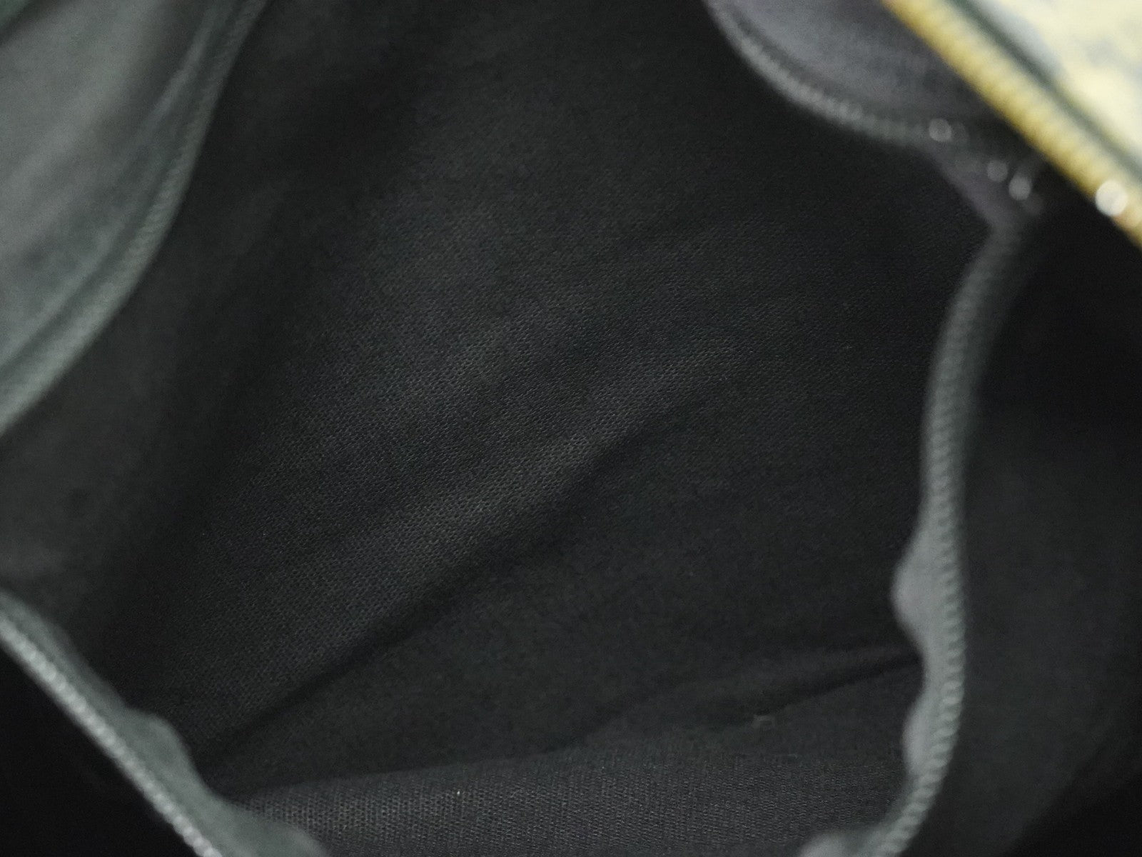 Christian Dior Vintage Trotter Boston Bag Canvas, NAVY, CANVAS, Travel bag