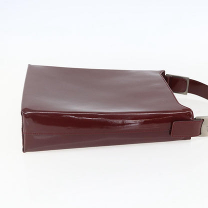Salvatore Ferragamo Vala Shoulder Bag Patent Leather, RED, PATENT_LEATHER, Shoulder bag