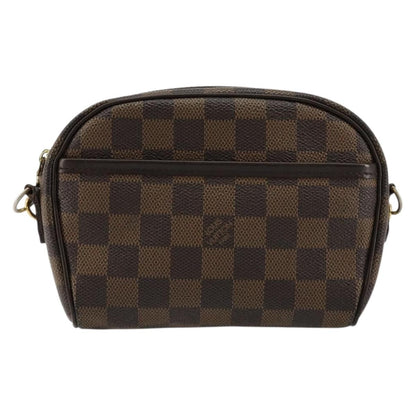 Louis Vuitton Ipanema Pochette Damier, Brown, Canvas, Clutch
