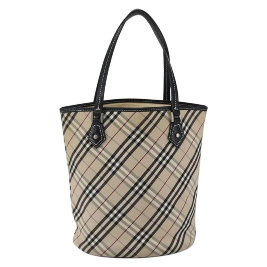 Burberry Nova Check Tote canvas check pattern, BEIGE, CANVAS, Tote bag