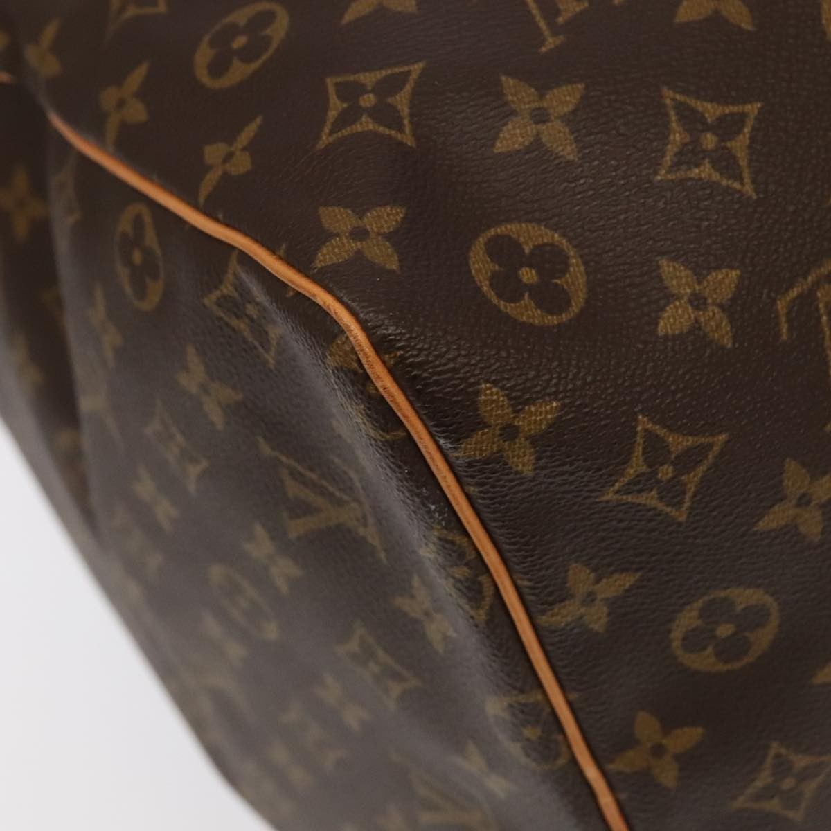 Louis Vuitton Keepall Bag Monogram Canvas, BROWN, CANVAS, Travel bag