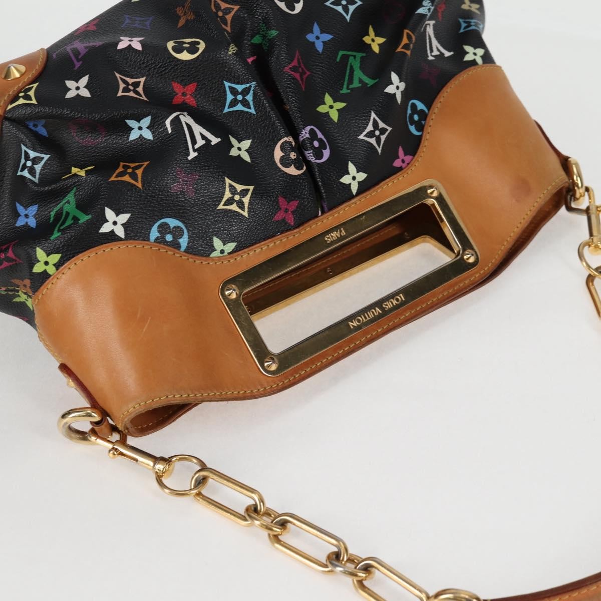Louis Vuitton Judy Handbag Monogram Multicolor, BLACK, CANVAS, Handbag