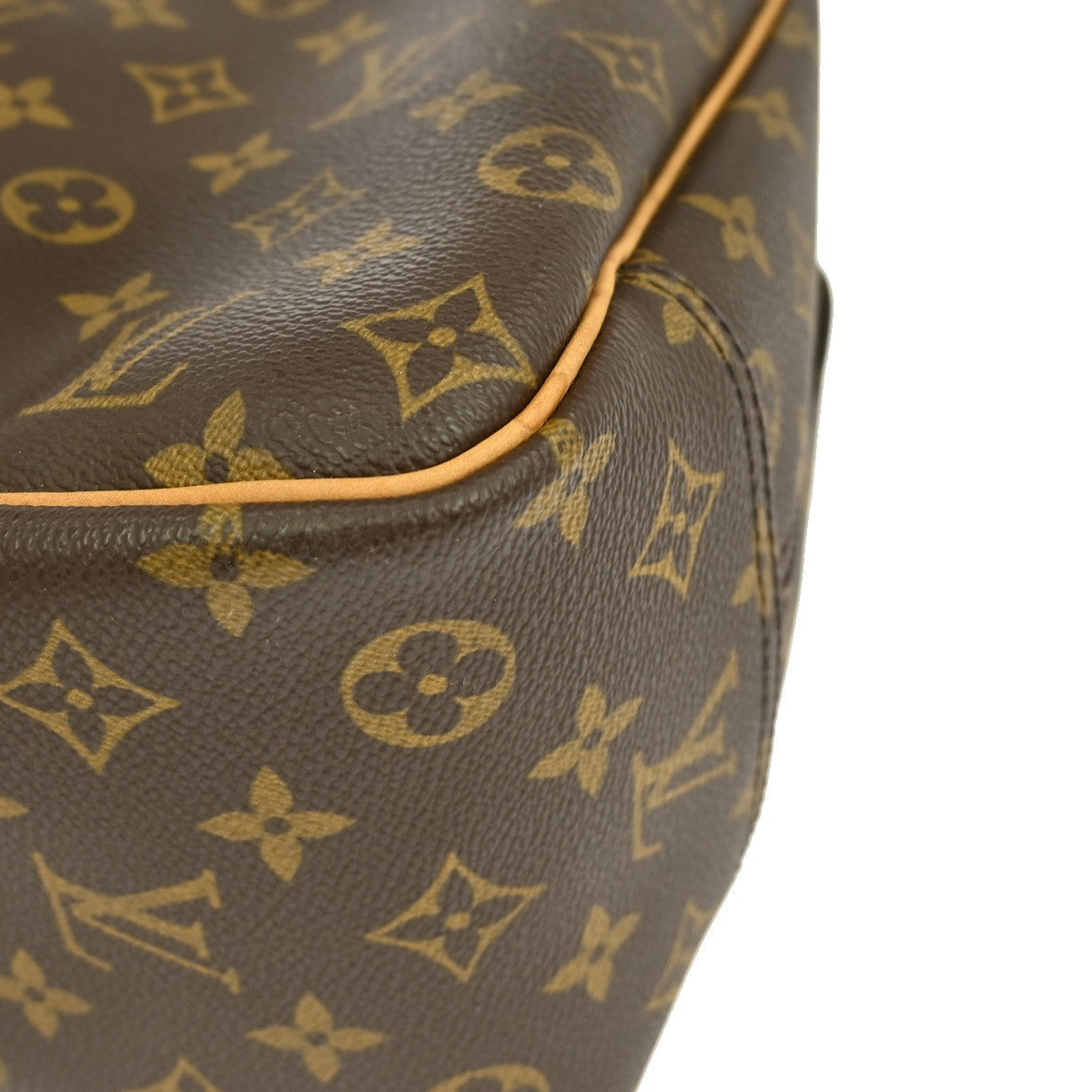 Louis Vuitton Deauville Handbag Monogram Canvas, BROWN, CANVAS, Handbag