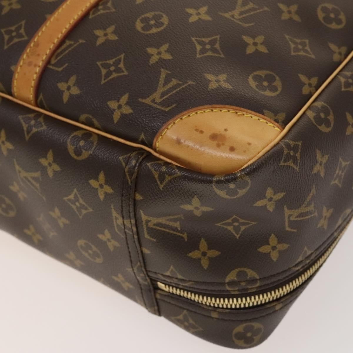 Louis Vuitton Sirius Handbag Monogram Canvas, BROWN, CANVAS, Handbag