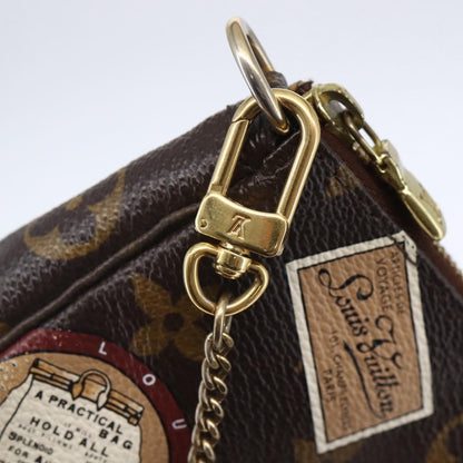 Louis Vuitton Mini pochette accessoire Limited edition Monogram canvas, BROWN, CANVAS, Accessory