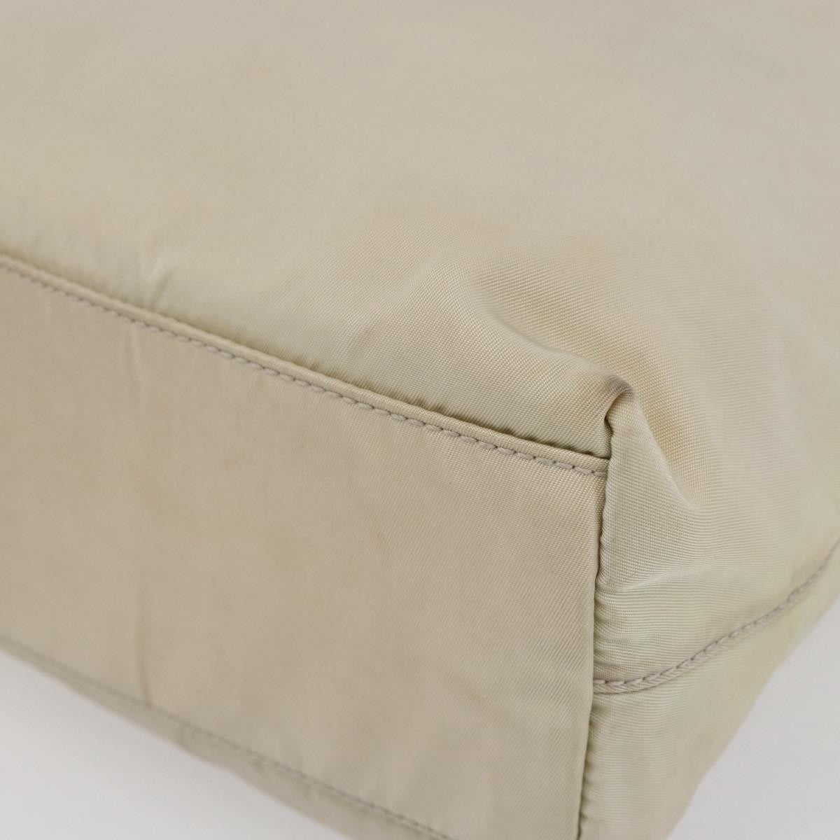 Prada Vintage Tote Tessuto, SILVER, NYLON, Tote bag