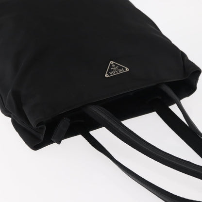 Prada Vintage Tote Nylon, BLACK, NYLON, Tote bag