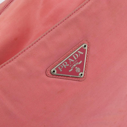 Prada Vintage Zip Tote Tessuto, PINK, NYLON, Tote bag