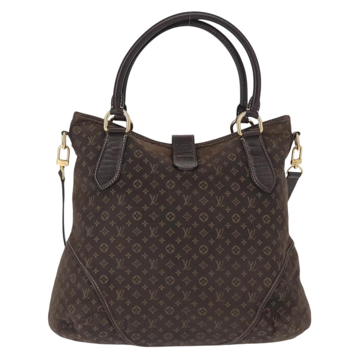 Louis Vuitton Elegie Handbag Monogram Idylle, BLACK, CANVAS, Handbag