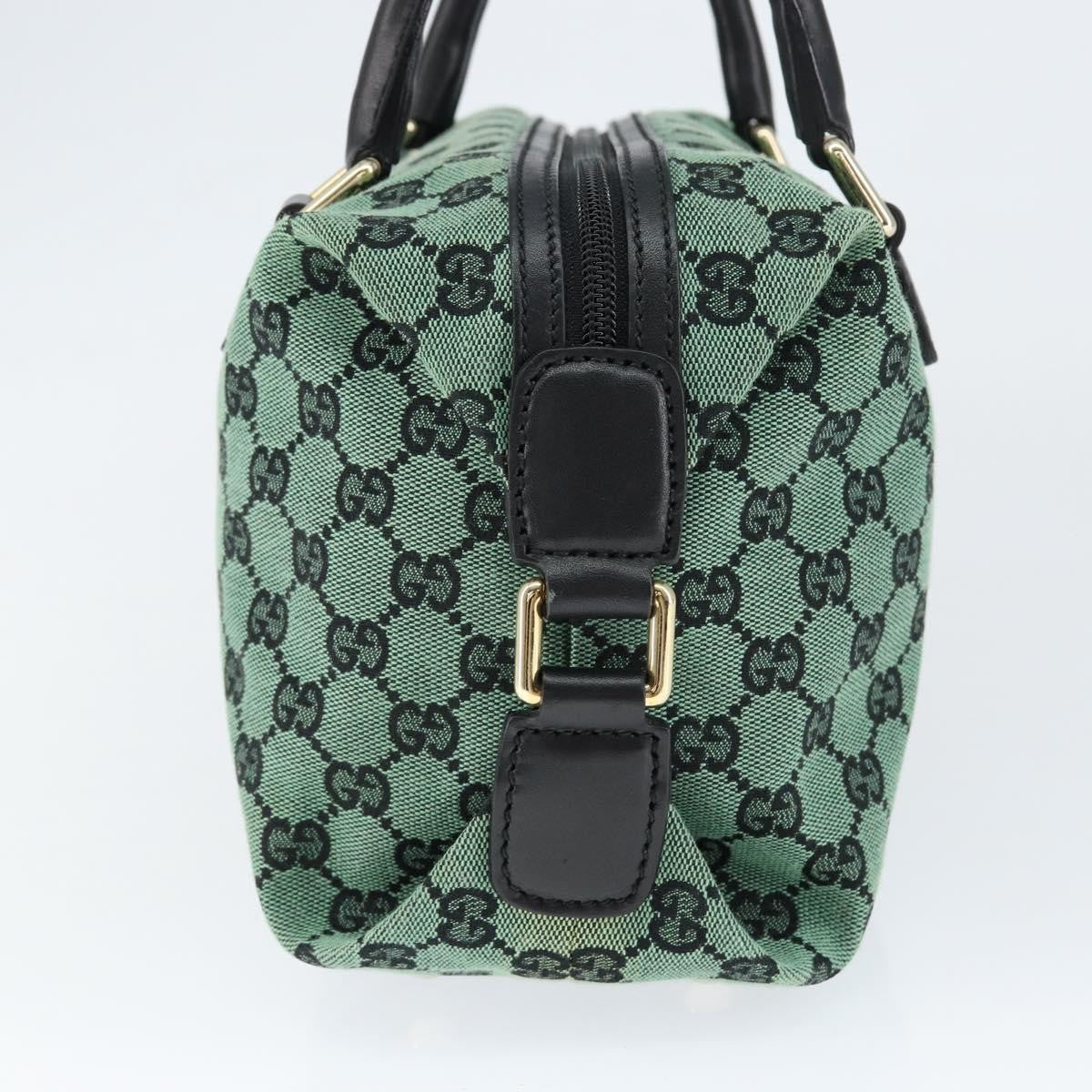 Gucci Full Moon Boston Bag GG Canvas, GREEN, CANVAS, Travel bag