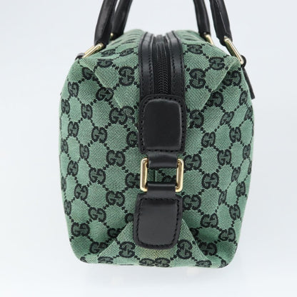 Gucci Full Moon Boston Bag GG Canvas, GREEN, CANVAS, Travel bag