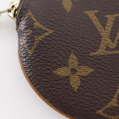 Louis Vuitton Round Coin Purse Monogram Canvas, BROWN, CANVAS, Wallets