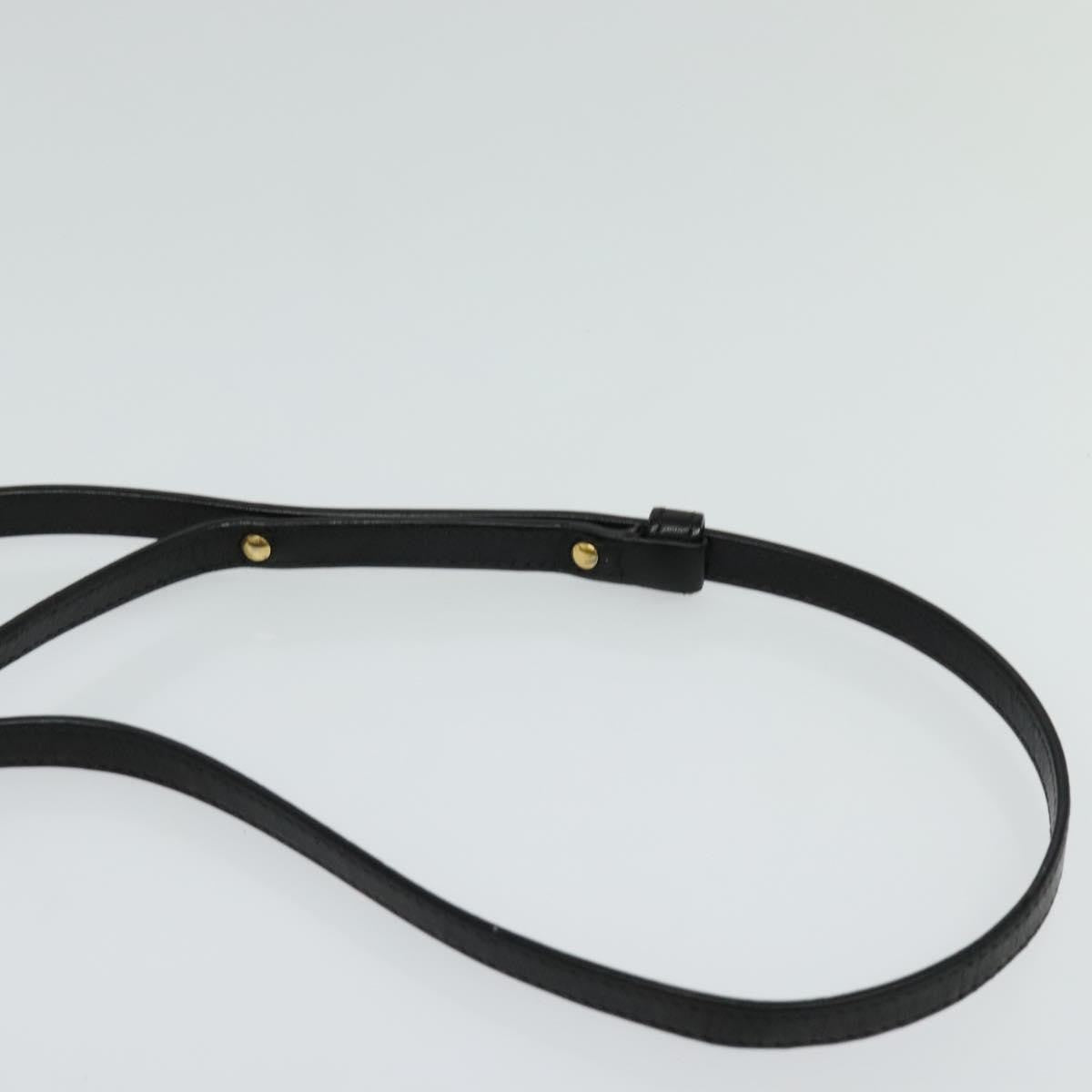 Celine Trio Crossbody Bag Leather, BLACK, LEATHER, Crossbody bag