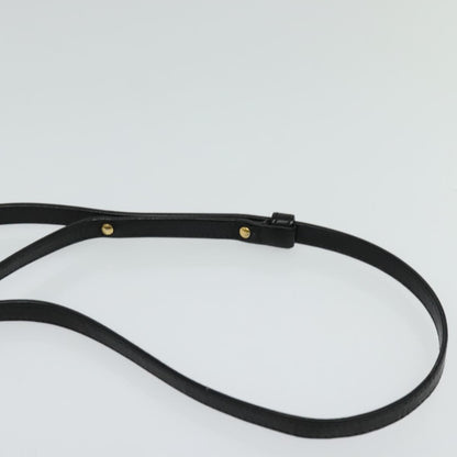 Celine Trio Crossbody Bag Leather, BLACK, LEATHER, Crossbody bag