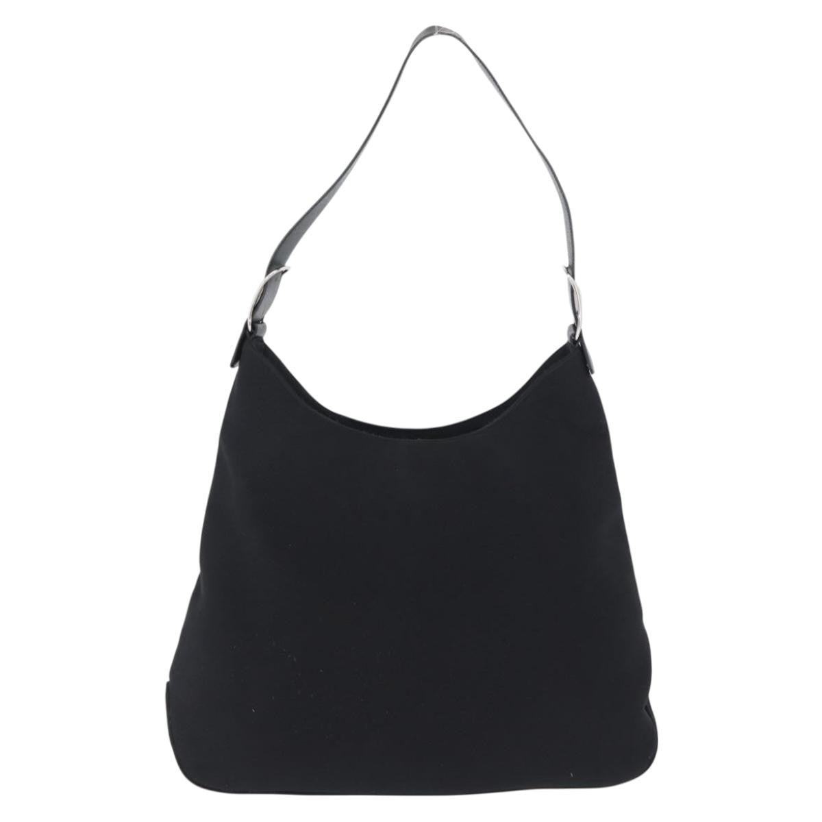 Salvatore Ferragamo Vala Shoulder Bag Nylon, Black, Nylon, Shoulder Bag