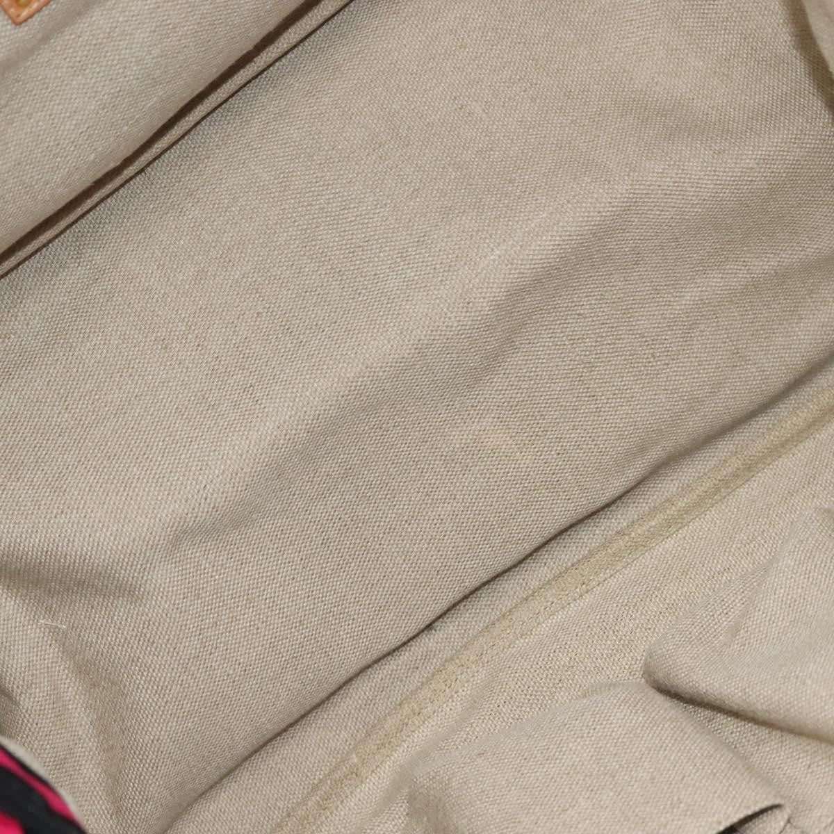 Prada Canapa Open Tote Canvas, BLACK, CANVAS, Tote bag