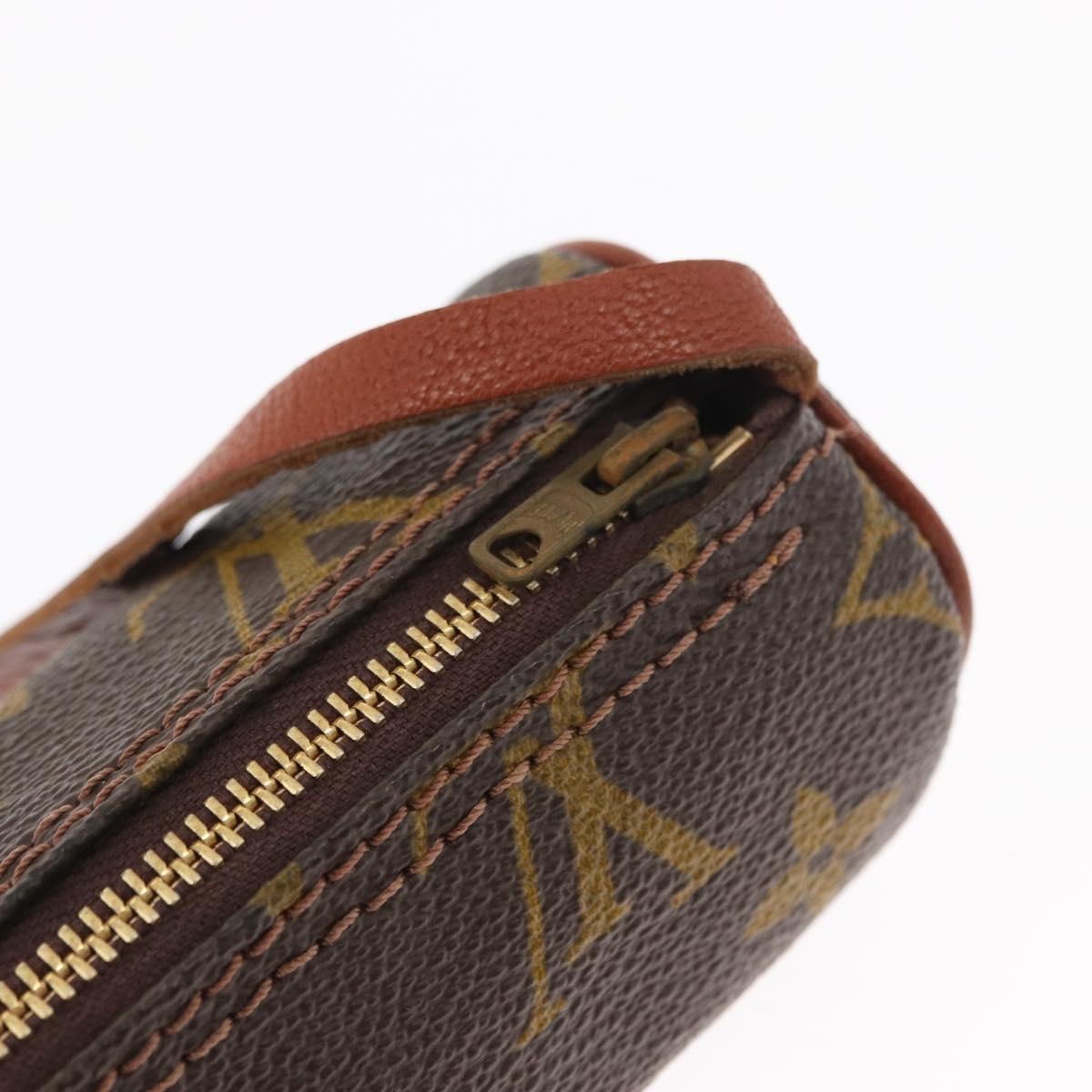 Louis Vuitton Papillon Pochette Monogram Canvas, BROWN, CANVAS, Clutche & pouche
