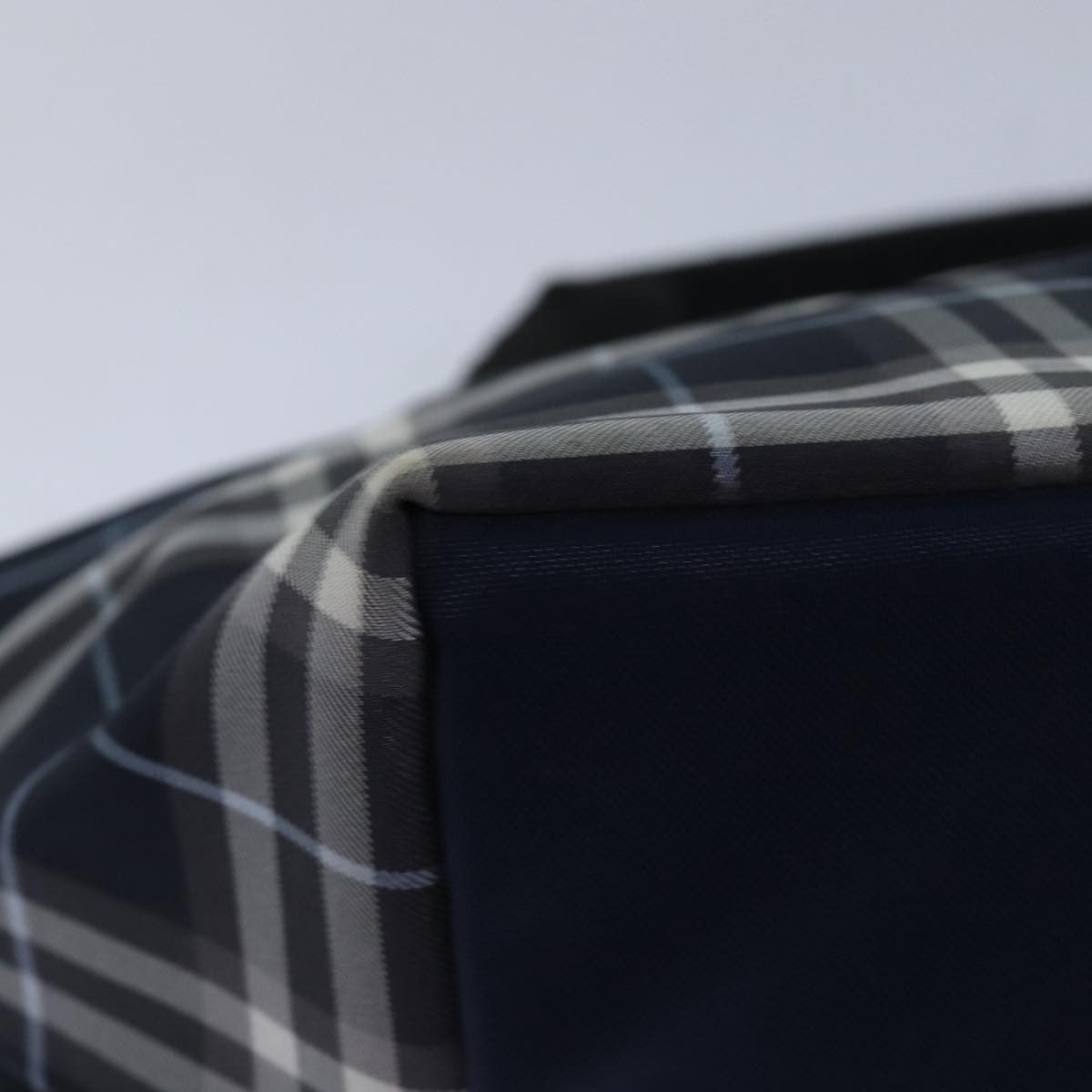 Burberry Nova Check Tote Nylon, NAVY, NYLON, Tote bag