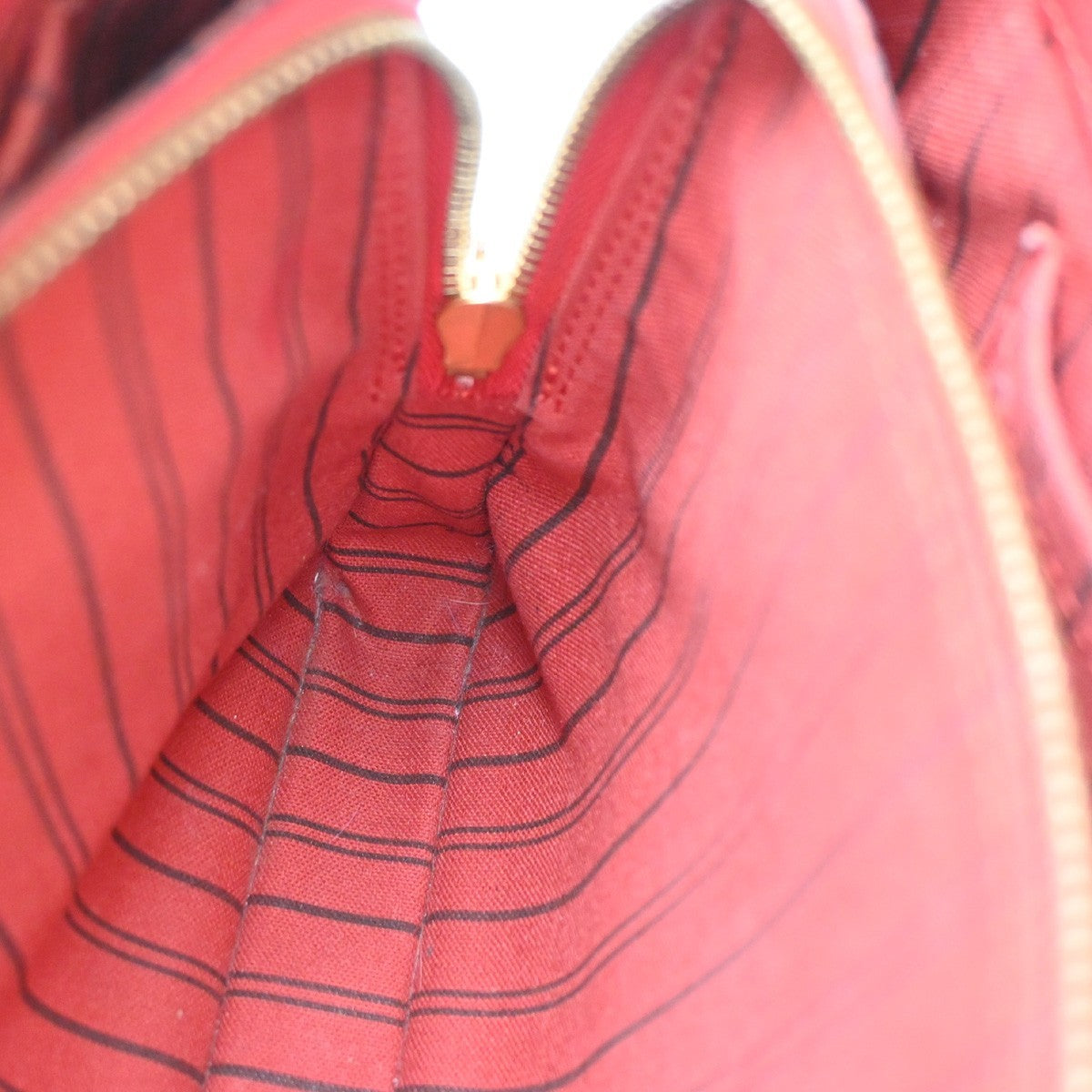 Louis Vuitton Montaigne Handbag Monogram Empreinte Leather, RED, LEATHER, Handbag