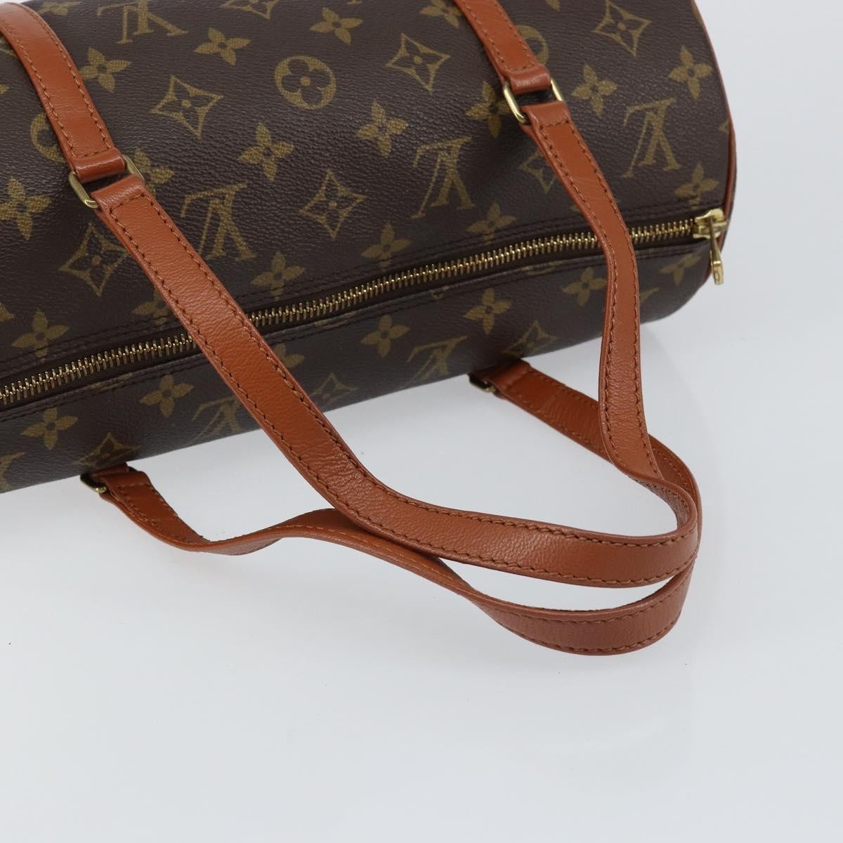 Louis Vuitton Papillon Handbag Monogram Canvas, BROWN, CANVAS, Handbag