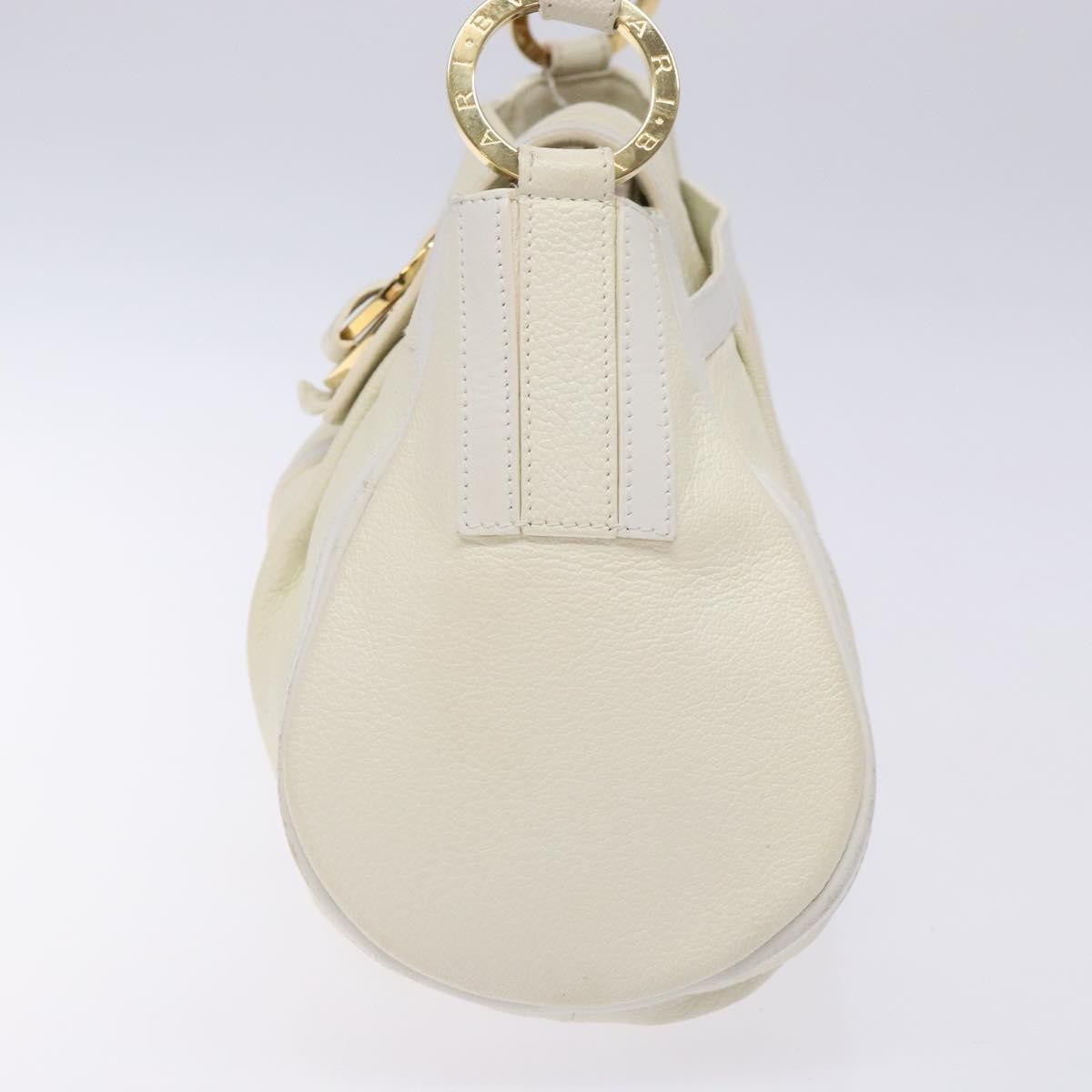 Bvlgari Chandra Top Handle Bag Leather, BEIGE, LEATHER, Shoulder bag
