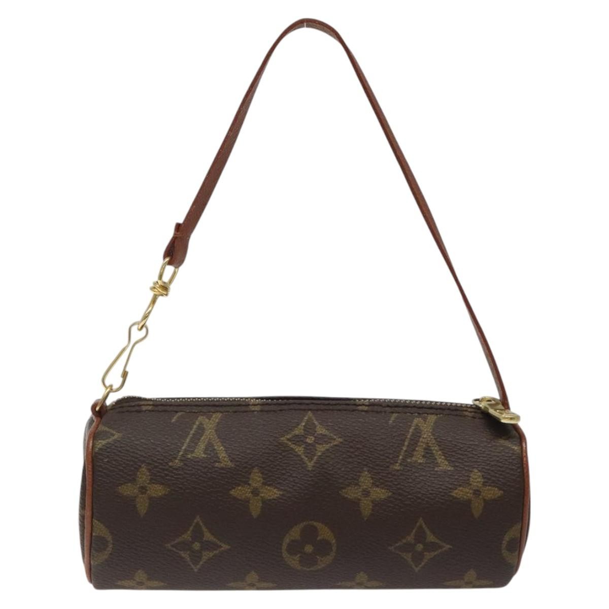 Louis Vuitton Papillon Pochette Monogram Canvas, BROWN, CANVAS, Handbag