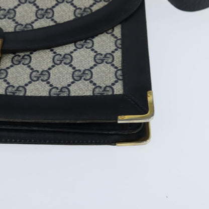 Gucci GG Supreme Messenger Bag GG canvas, NAVY, PVC, Shoulder bag