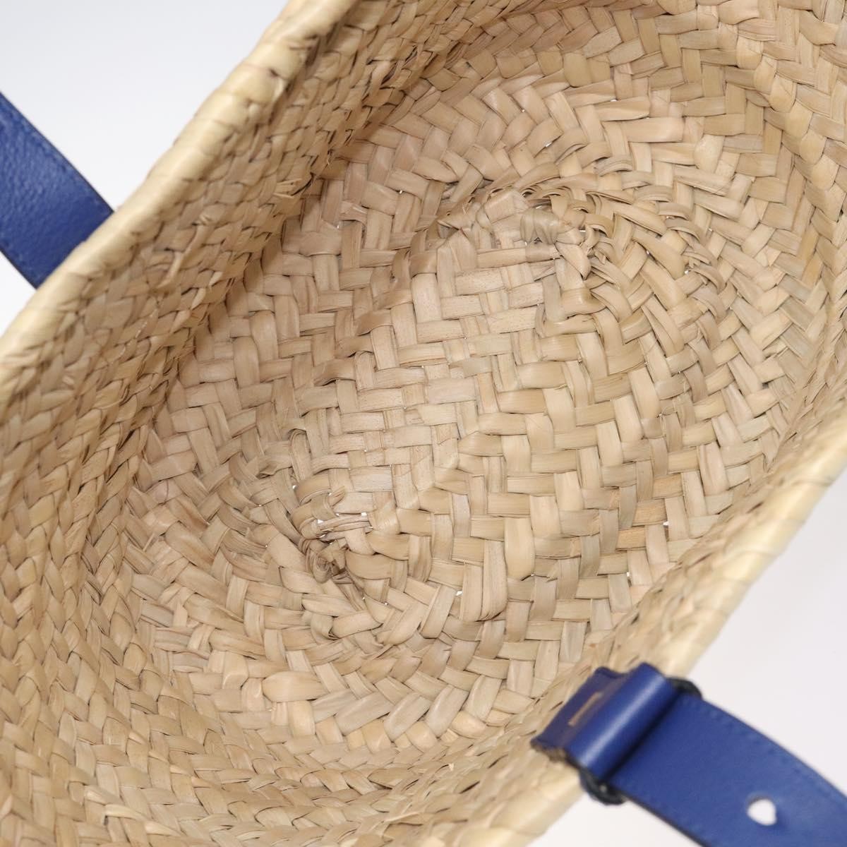 Loewe Basket Tote Raffia, BEIGE, WOOD, Tote bag