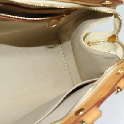Louis Vuitton Brea Handbag Monogram Vernis, BEIGE, PATENT_LEATHER, Handbag